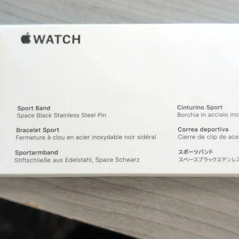 Apple Watch 40mm Black Sport Band